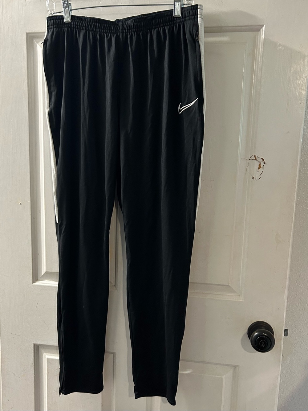 Nike Black Kids' Joggers with White Swoosh